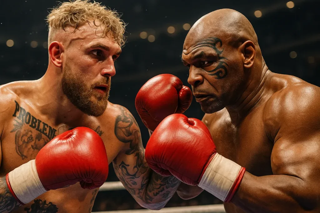 Boks meč Jake Paul vs Mike Tyson